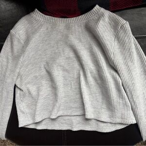 PacSun Gray Long Sleeve Top